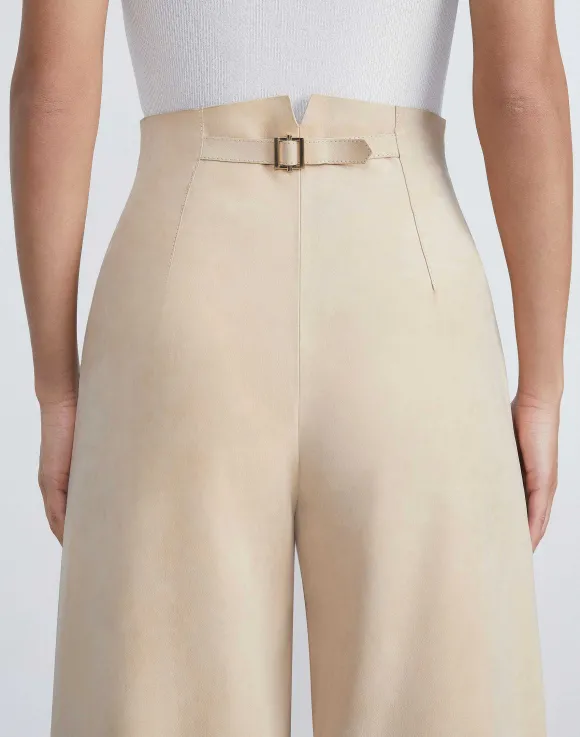 Paperfine Suede Thames Wide Leg Pant