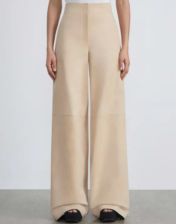 Paperfine Suede Thames Wide Leg Pant