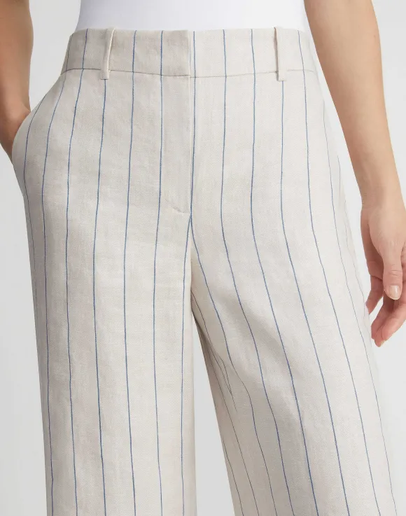 Pinstripe Linen Sullivan Pant