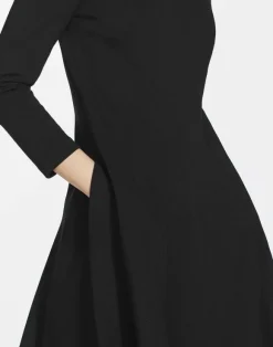 Punto Milano Flared Midi Dress