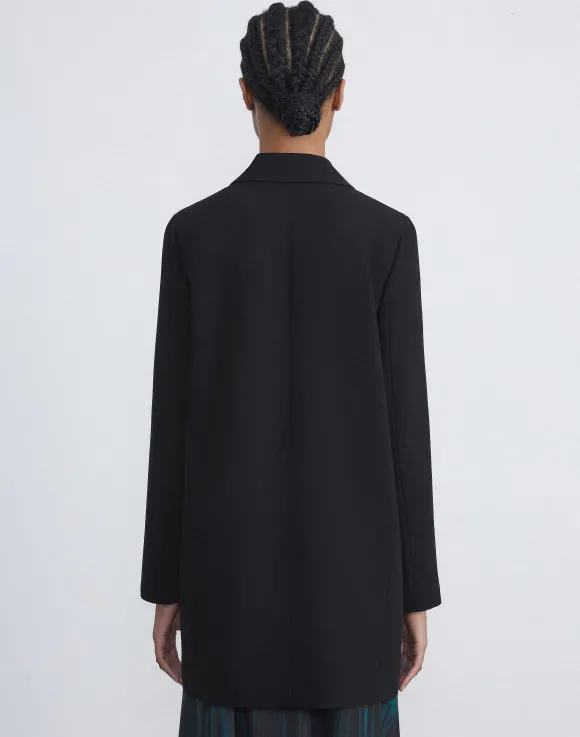 Responsible Finesse Crepe Peak Lapel Jacket