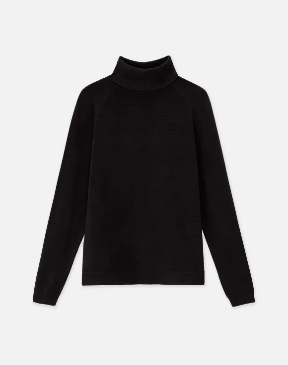 Responsible Matte Crepe Turtleneck Sweater