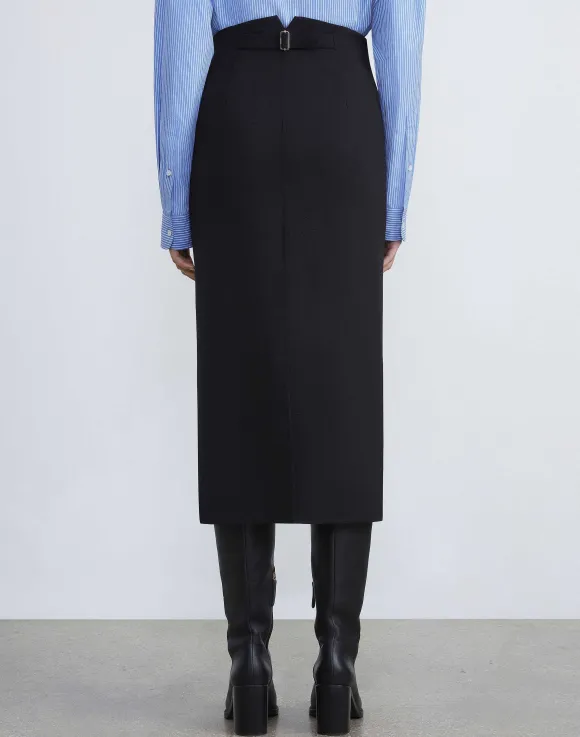 Responsible Wool Double Face Pencil Skirt