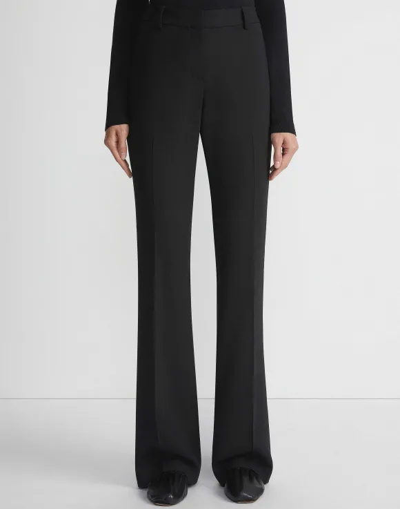 Responsible Wool Double Face Waldorf Flared Pant
