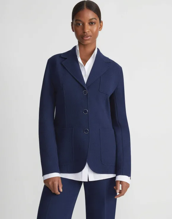 Responsible Wool Nouveau Crepe Chore Jacket