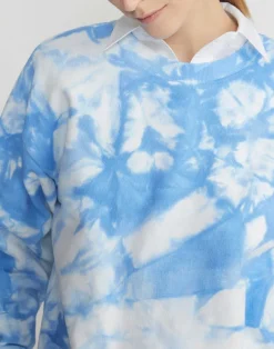 Shibori Cotton French Terry Sweatshirt