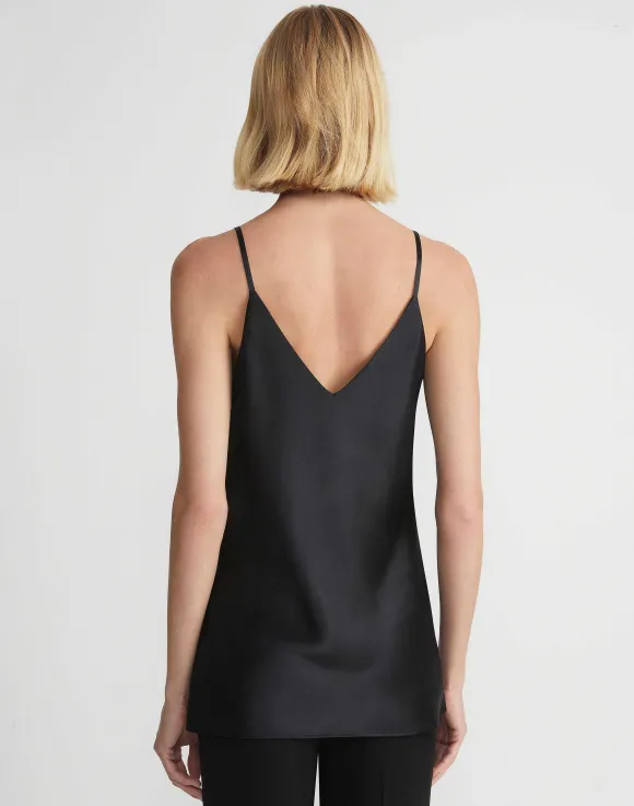 Silk Charmeuse Bias Tank