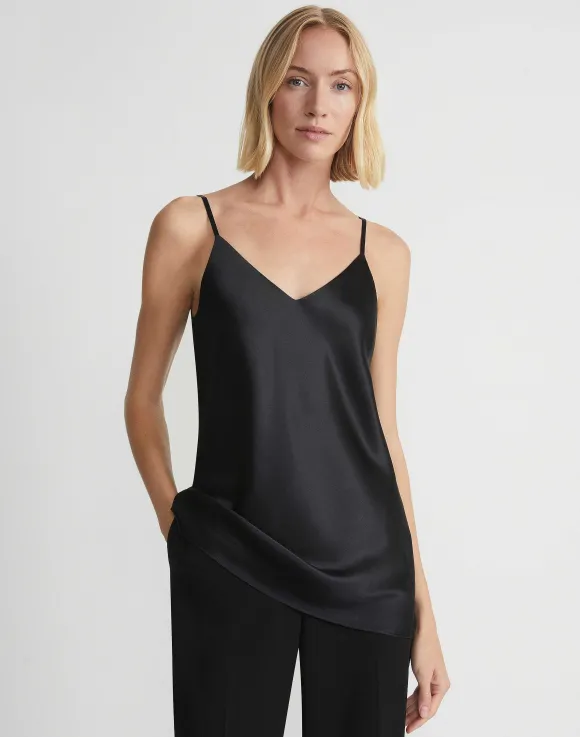 Silk Charmeuse Bias Tank