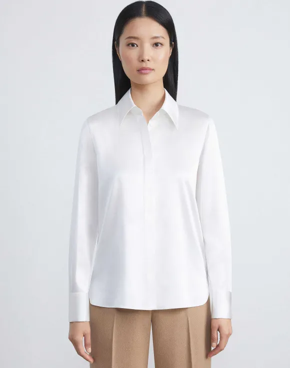 Silk Charmeuse Blouse