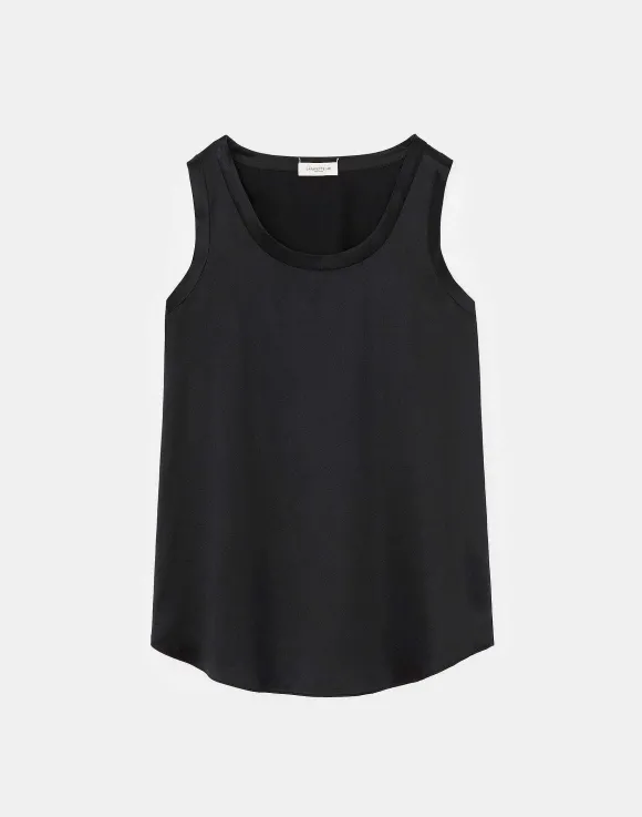 Silk Charmeuse Reversible Perla Blouse