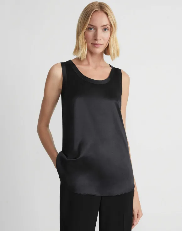 Silk Charmeuse Reversible Perla Blouse