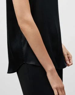 Silk Charmeuse Reversible Perla Blouse