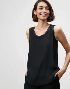 Silk Charmeuse Reversible Perla Blouse