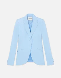 Silk Crepe De Chine Blazer