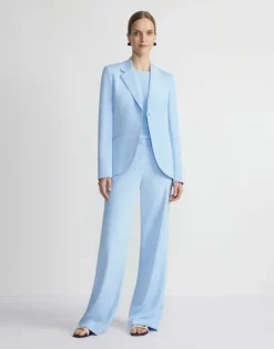 Silk Crepe De Chine Blazer