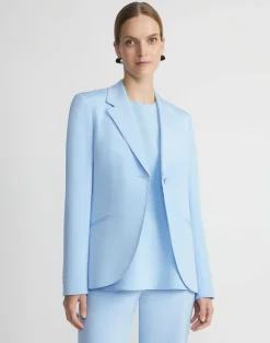 Silk Crepe De Chine Blazer