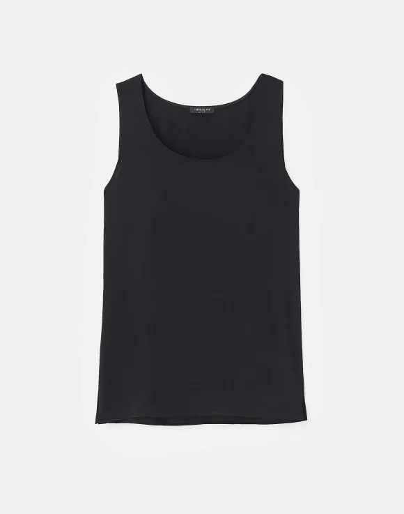Silk Double Georgette Sleeveless Blouse