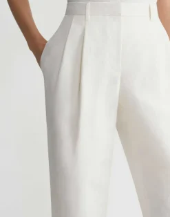 Silk-Linen Macdougal Pant