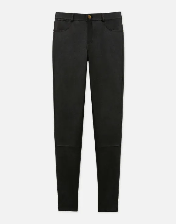 Silky Stretch Nappa Leather Mercer Pant
