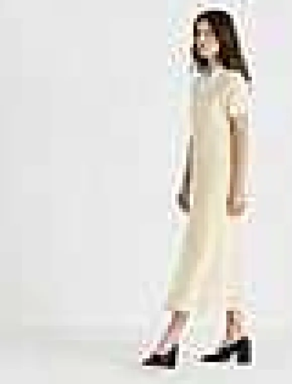 Soutache Embroidered Cotton Dress