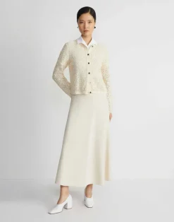 Soutache Embroidered Cotton Cardigan