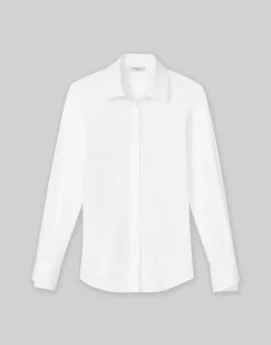 Stretch Cotton Straight Shirt