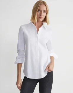 Stretch Cotton Straight Shirt