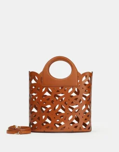 Vachetta Leather 8 Knot Basket Bag—Large