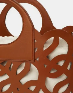 Vachetta Leather 8 Knot Basket Bag—Large