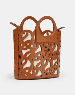Vachetta Leather 8 Knot Basket Bag—Mini