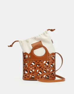Vachetta Leather 8 Knot Basket Bag—Mini