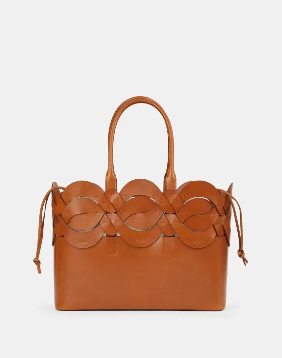 Vachetta Leather 8 Knot Tote—Large