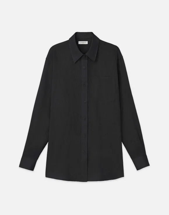 Vintage Linen Boyfriend Oversized Shirt
