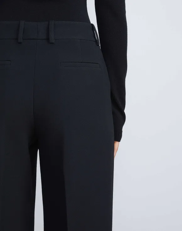 Wool-Silk Crepe Sullivan Pant